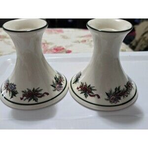 Federation Department Stores O Tannenbaum Candle Holder Pair